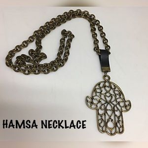 NWT HAMSA Chain Necklace